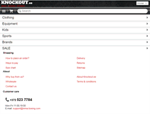 Tablet Screenshot of mma-boxing.com